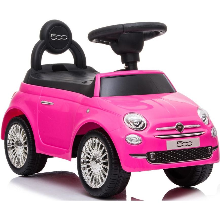 Push автомобил Fiat 500 2xAA розов