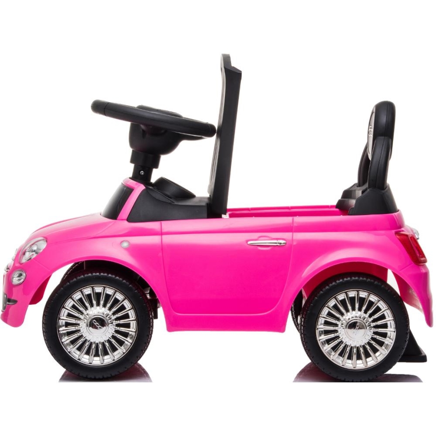 Push автомобил Fiat 500 2xAA розов