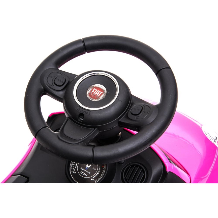 Push автомобил Fiat 500 2xAA розов