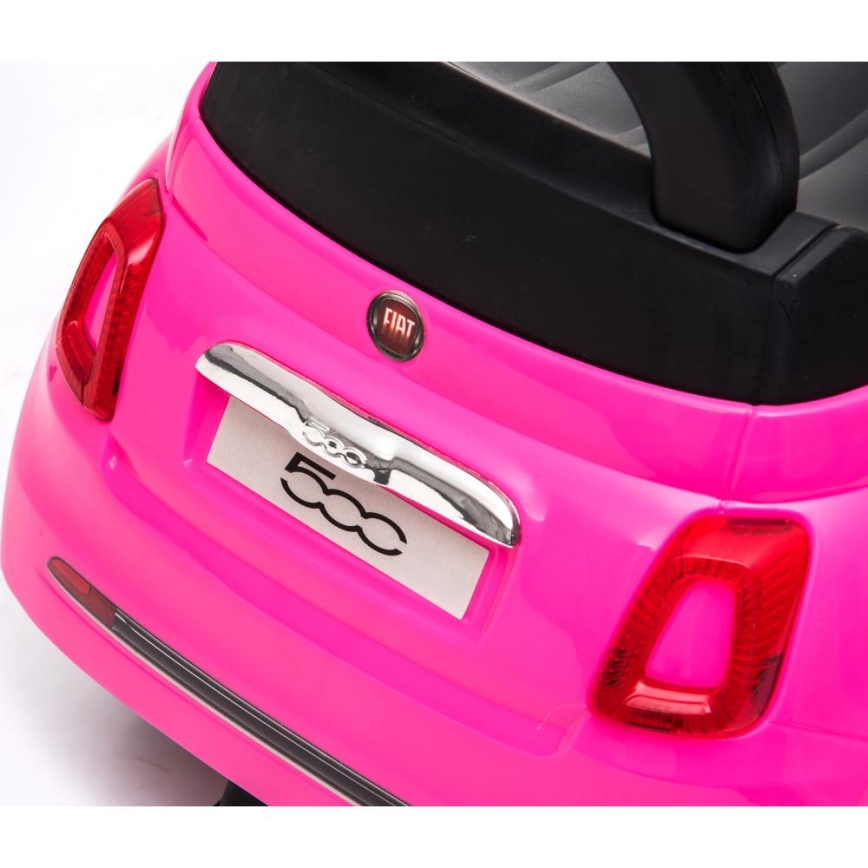 Push автомобил Fiat 500 2xAA розов