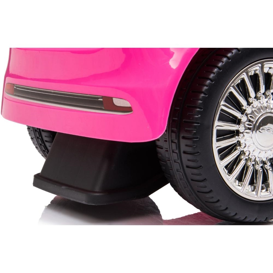 Push автомобил Fiat 500 2xAA розов