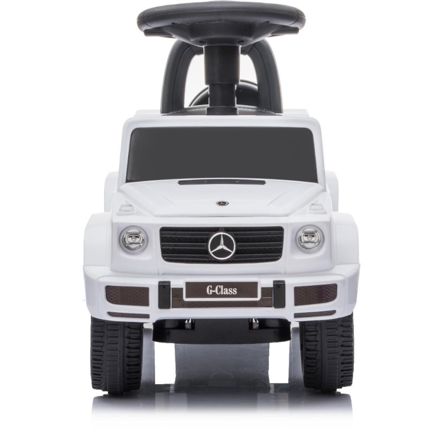 Push автомобил Mercedes G350d 2xAA бял/черен