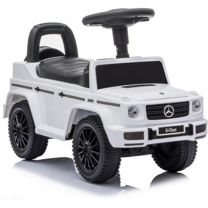 Push автомобил Mercedes G350d 2xAA бял/черен