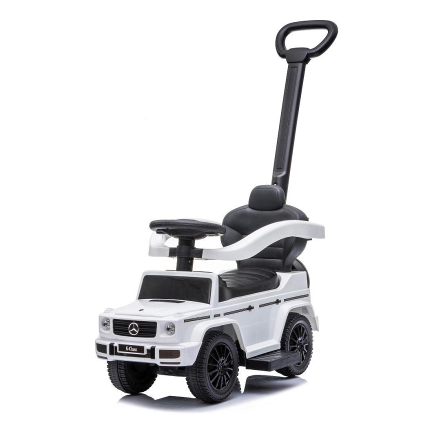 Push автомобил Mercedes G350d 3в1 2xAA бял/черен
