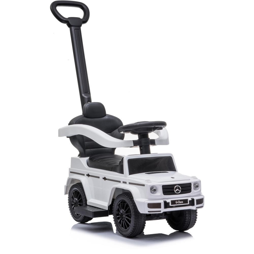 Push автомобил Mercedes G350d 3в1 2xAA бял/черен
