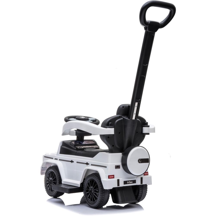 Push автомобил Mercedes G350d 3в1 2xAA бял/черен