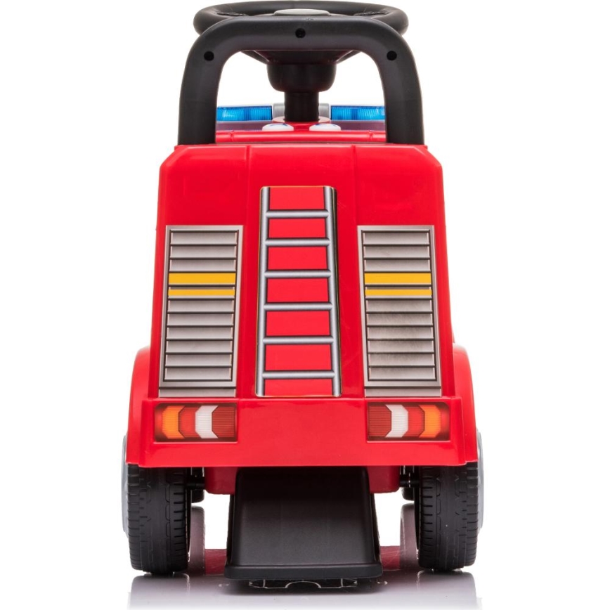 Push автомобил Mercedes Пожарникарски автомобил 2xAA червен