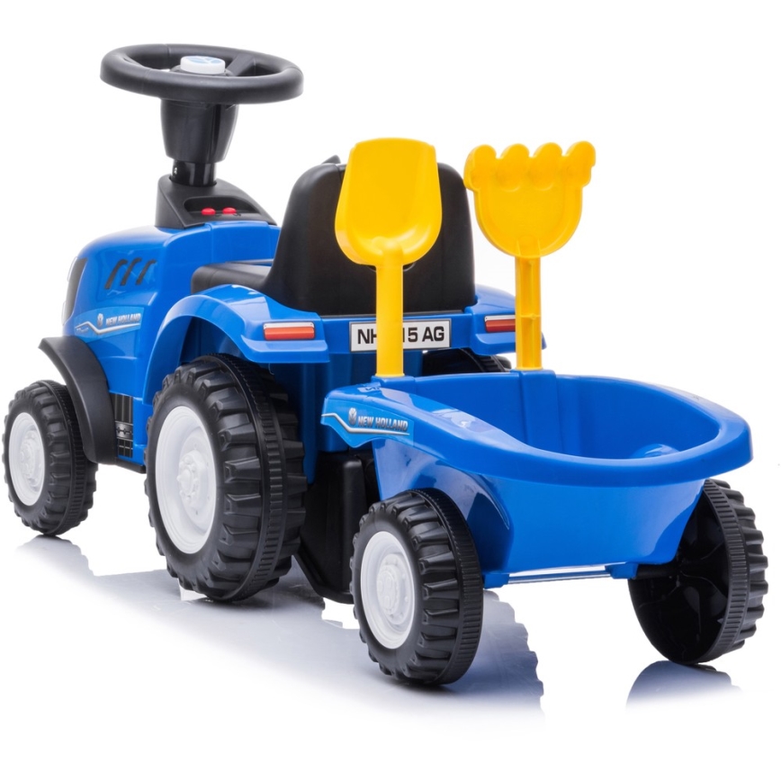 Push автомобил NEW HOLLAND 2xAA син/черен