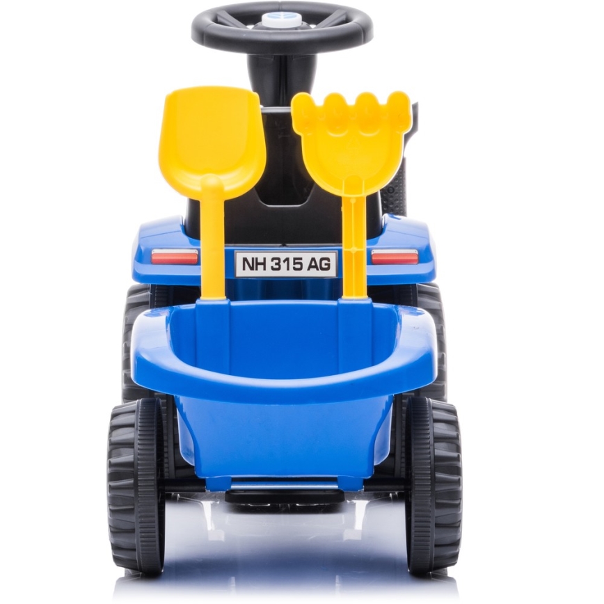 Push автомобил NEW HOLLAND 2xAA син/черен