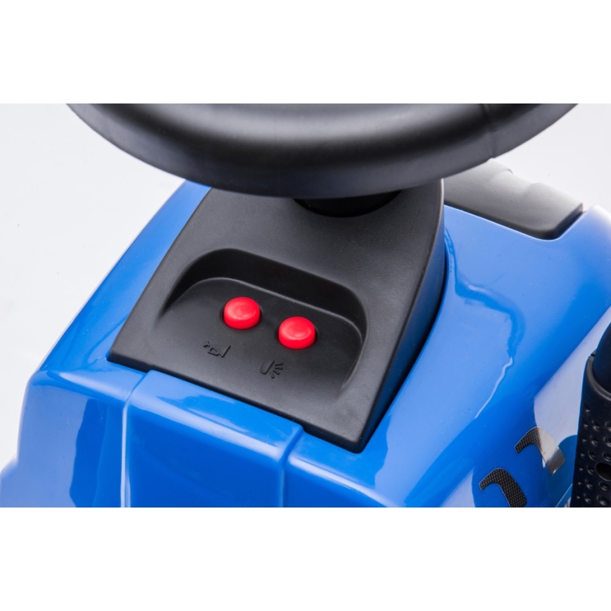 Push автомобил NEW HOLLAND 2xAA син/черен