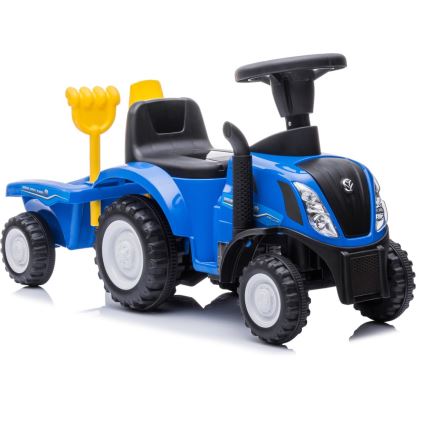 Push автомобил NEW HOLLAND 2xAA син/черен