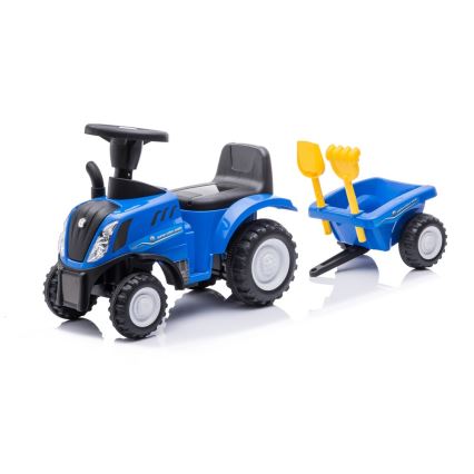 Push автомобил NEW HOLLAND 2xAA син/черен