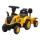 Push автомобил трактор CAT 2xAA жълти/черен