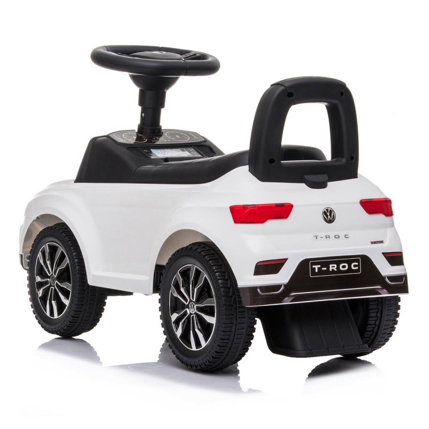 Push автомобил Volkswagen 2xAA бял/черен