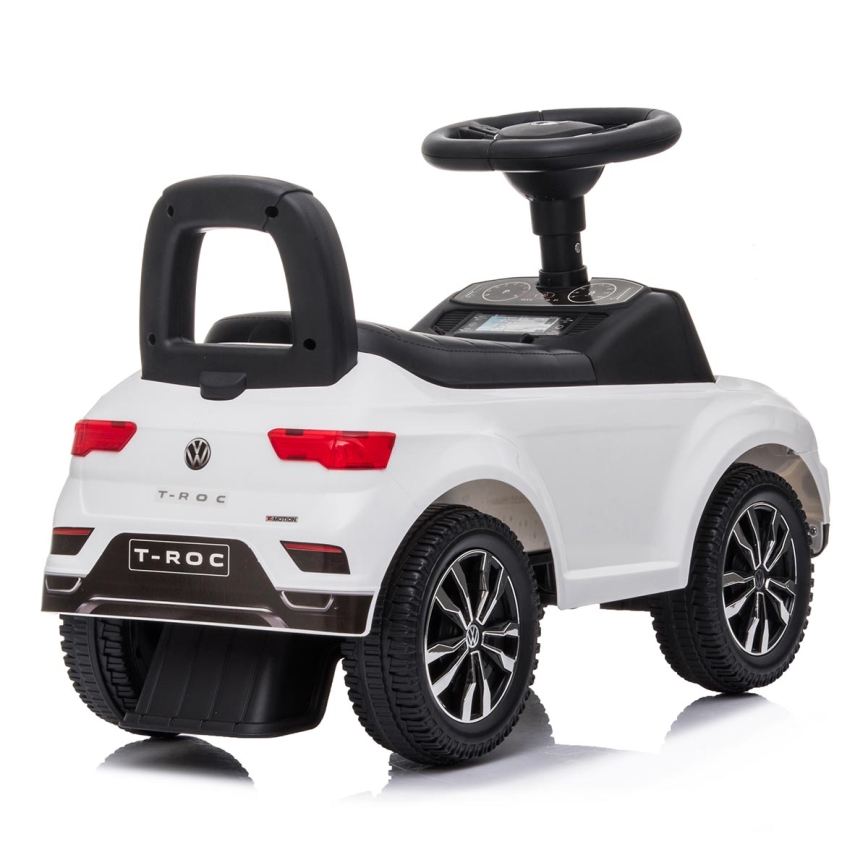 Push автомобил Volkswagen 2xAA бял/черен