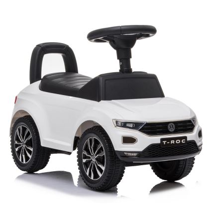 Push автомобил Volkswagen 2xAA бял/черен