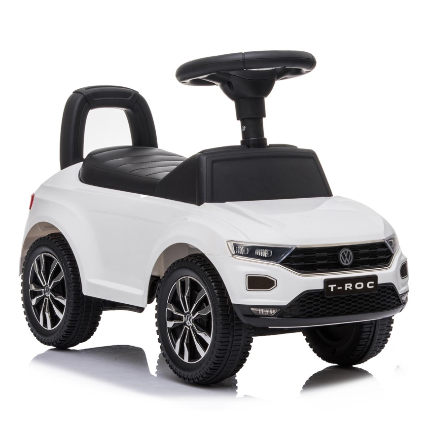 Push автомобил Volkswagen 2xAA бял/черен