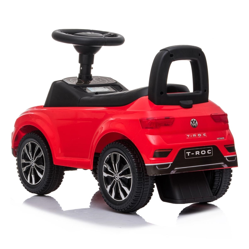 Push автомобил Volkswagen 2xAA червен/черен