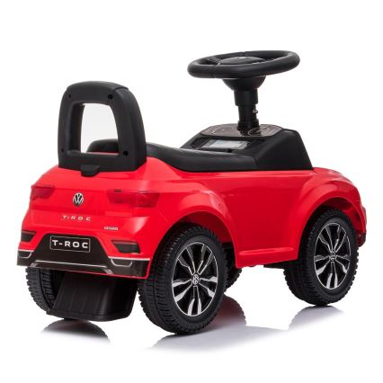 Push автомобил Volkswagen 2xAA червен/черен