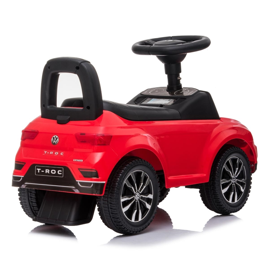 Push автомобил Volkswagen 2xAA червен/черен
