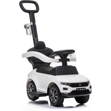 Push автомобил Volkswagen 3в1 2xAA бял/черен