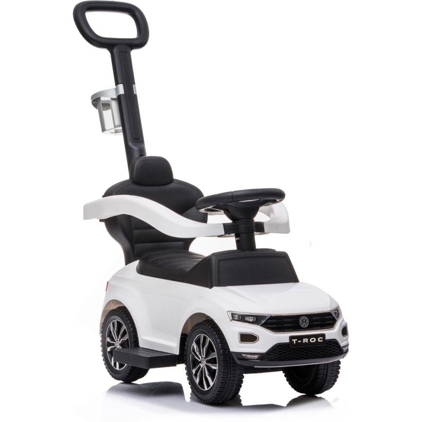 Push автомобил Volkswagen 3в1 2xAA бял/черен