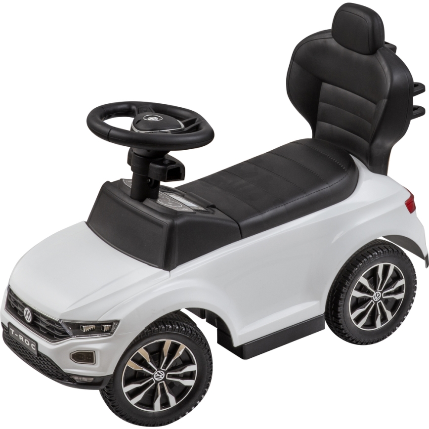 Push автомобил Volkswagen 3в1 2xAA бял/черен
