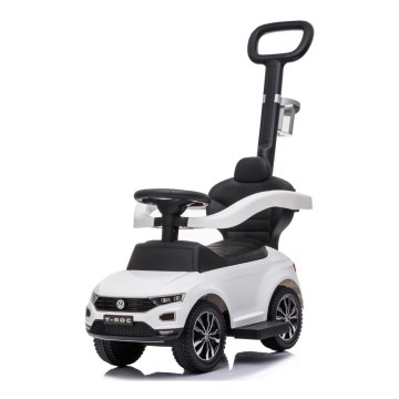 Push автомобил Volkswagen 3в1 2xAA бял/черен