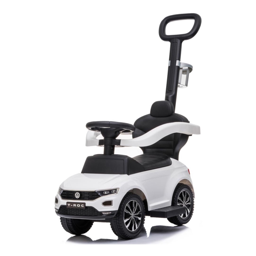 Push автомобил Volkswagen 3в1 2xAA бял/черен