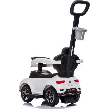Push автомобил Volkswagen 3в1 2xAA бял/черен