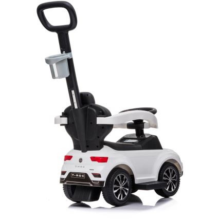 Push автомобил Volkswagen 3в1 2xAA бял/черен