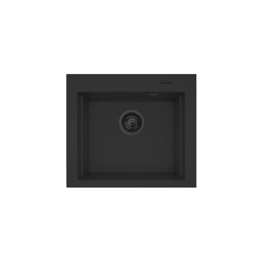 Pyramis 070169001_2 - Кухненска мивка с дъска за рязане SIROS 57x51,5 см + смесител за мивка гранит/черен