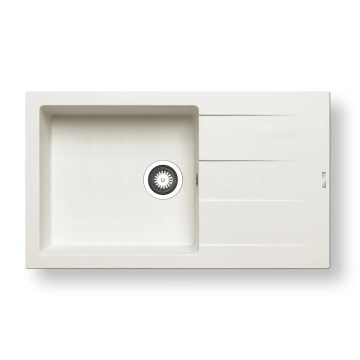 Pyramis 70070611 - Кухненска мивка ATHLOS 86x50 см гранит/бял