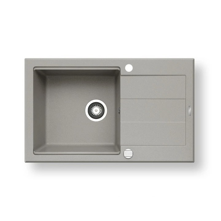 Pyramis 70083801 - Кухненска мивка SPARTA PLUS LUX 78x48 см гранит/сиво