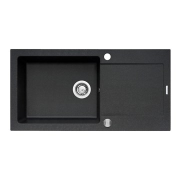 Pyramis 70089601 - Кухненска мивка MIDO 100x50 см гранит/черен