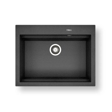Pyramis 70094201 - Кухненска мивка SIROS 67x51,5 см гранит/черен