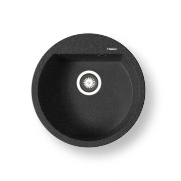 Pyramis 70106911 - Кухненска мивка ALAZIA Ø 51 см, гранит/черен
