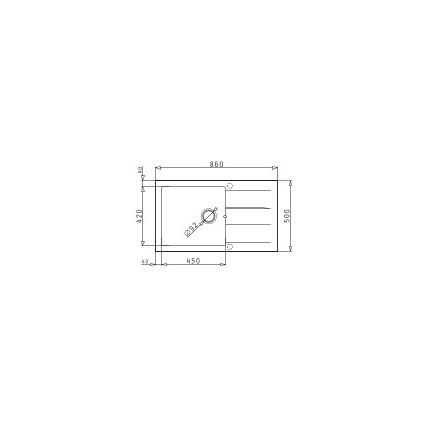 Pyramis 70107311 - Кухненска мивка ATHLOS 86x50 см гранит/бежов