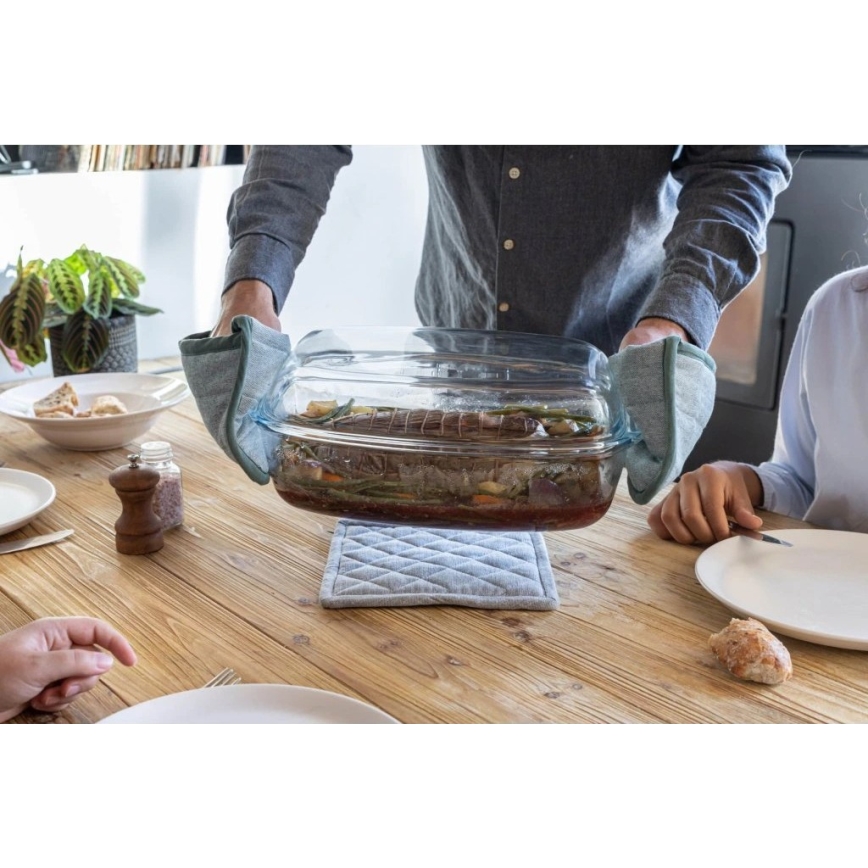 PYREX съд за печене с капак, 4,5 л