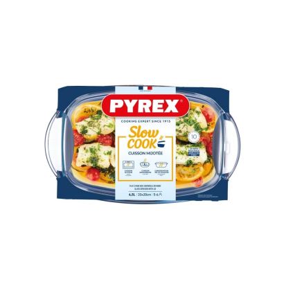 PYREX съд за печене с капак, 4,5 л
