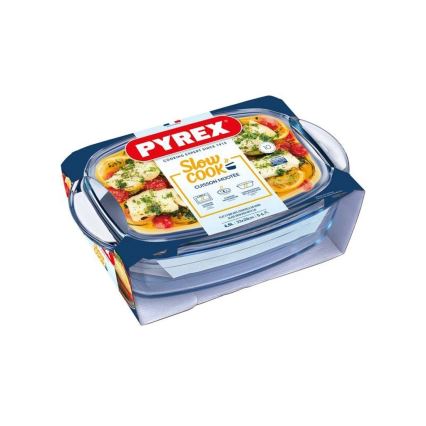 PYREX съд за печене с капак, 4,5 л