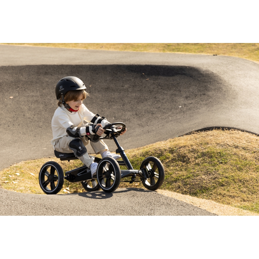 QPlay - Детска четириколка GO KART черна