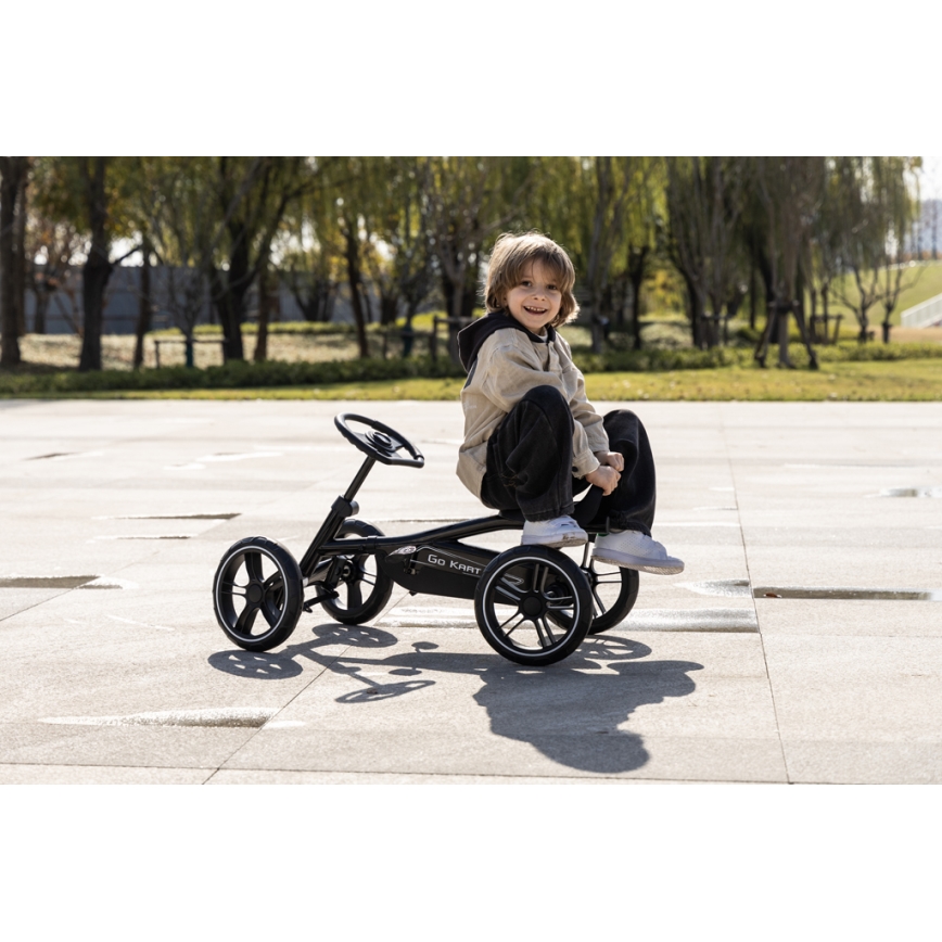 QPlay - Детска четириколка GO KART черна