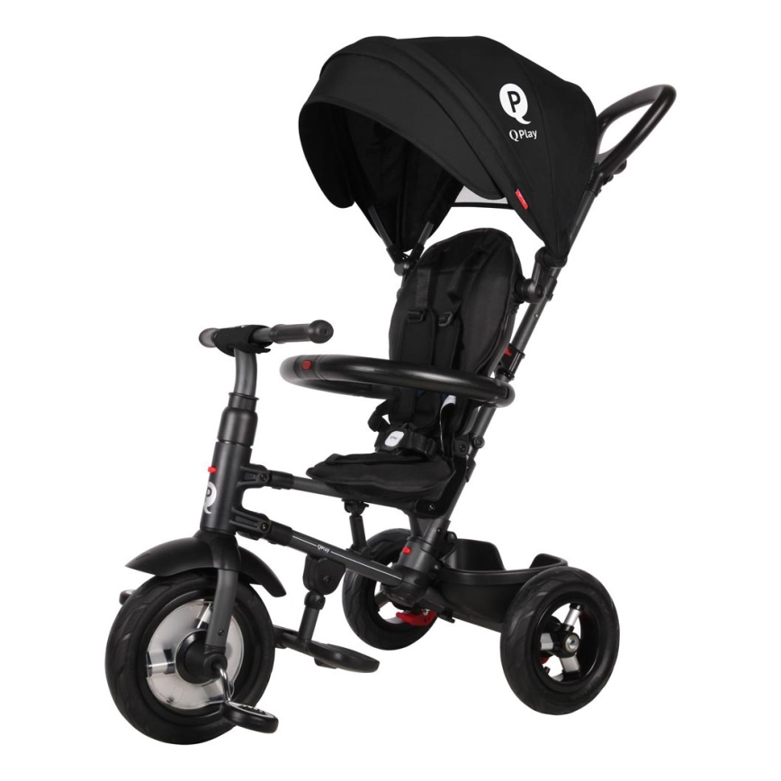 QPlay - Детска триколка 3в1 RITO AIR черен
