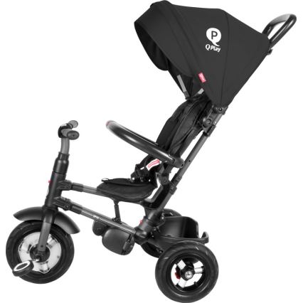 QPlay - Детска триколка 3в1 RITO AIR черен