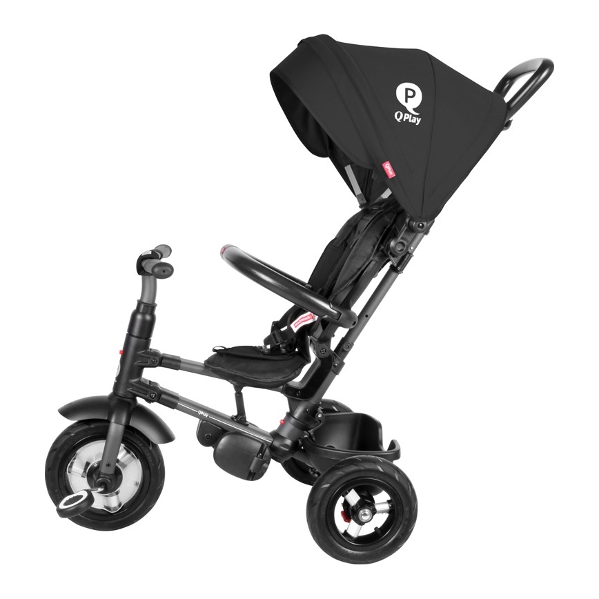 QPlay - Детска триколка 3в1 RITO AIR черен