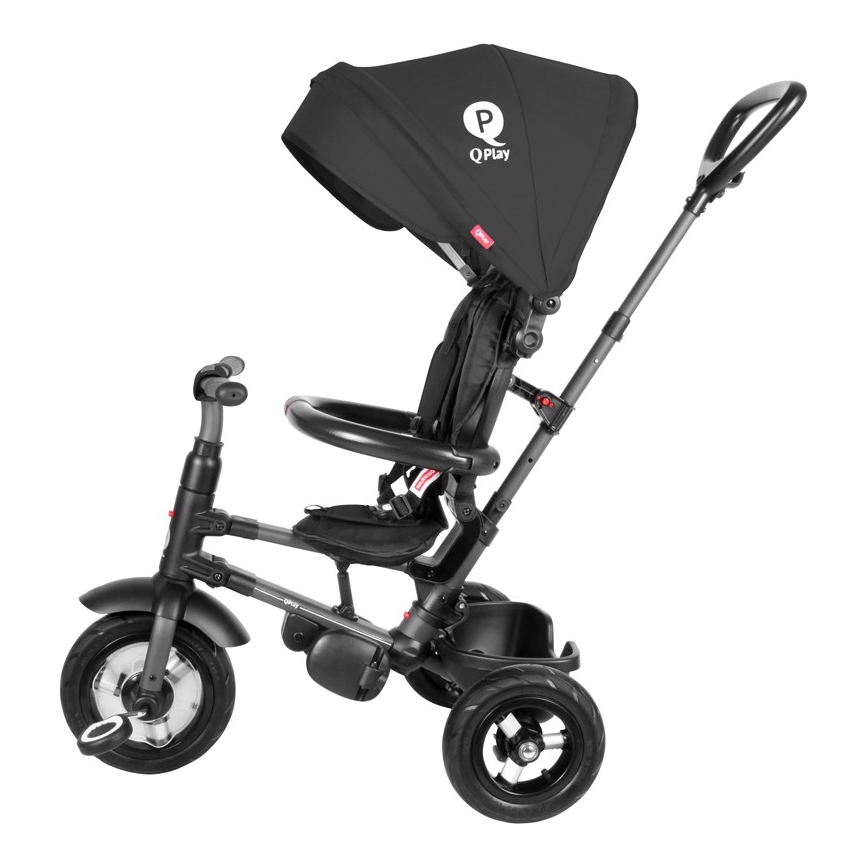 QPlay - Детска триколка 3в1 RITO AIR черен