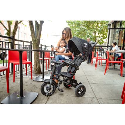 QPlay - Детска триколка 3в1 RITO AIR черен