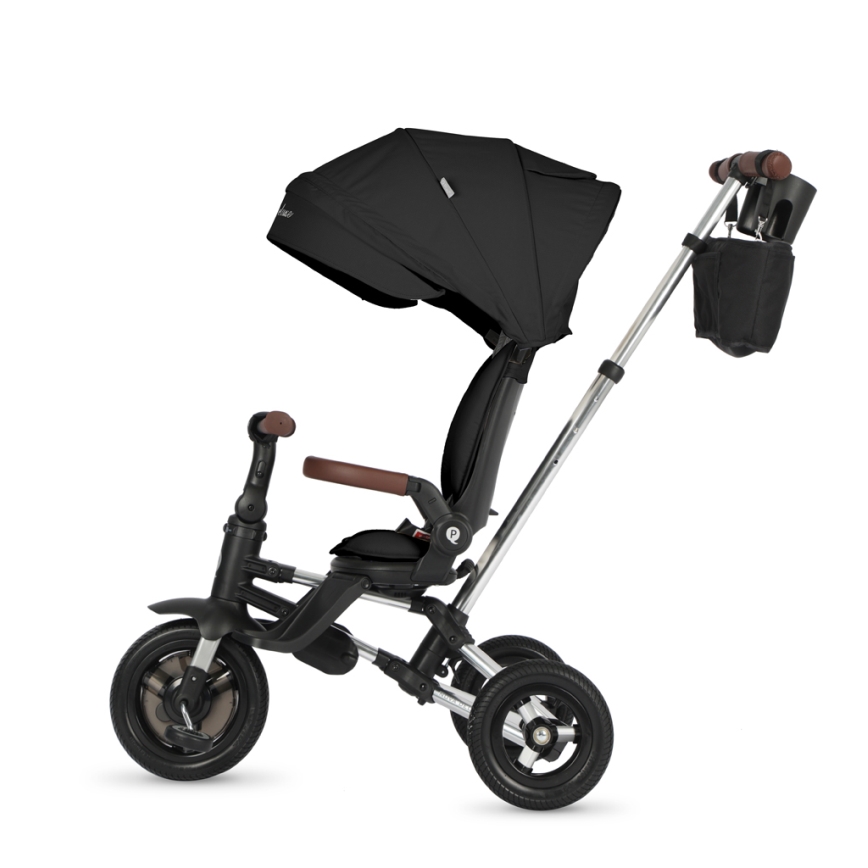 QPlay - Детска триколка 5 в 1 NOVA DELUXE черна