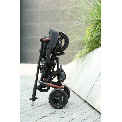 QPlay - Детска триколка 6 в 1 RITO DELUXE сива
